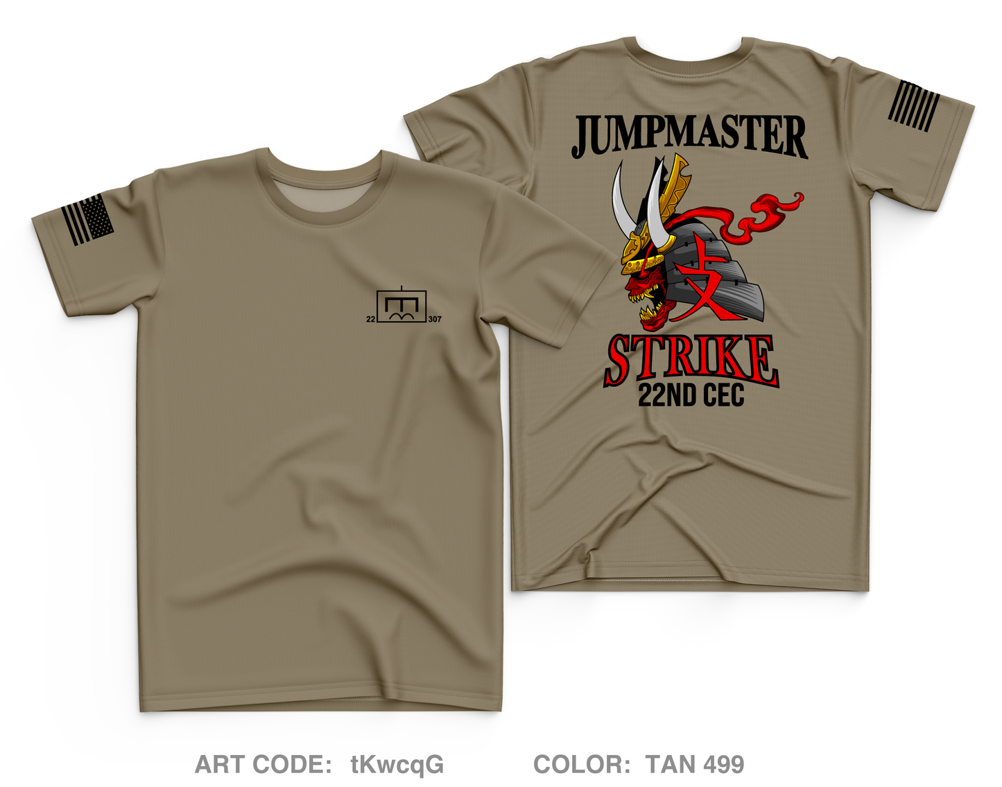 22nd CEC, 307th DEB Core Men's SS Performance Tee - tKwcqG