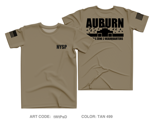 NYSP Auburn Core Men's SS Performance Tee - tWtPsD