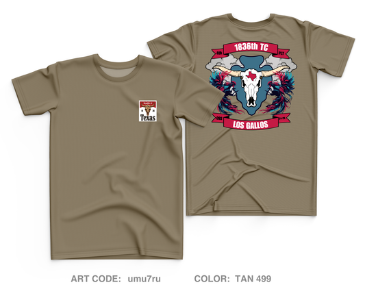 4th Plt 1836th Combat HET Co Core Men's SS Performance Tee - umu7ru