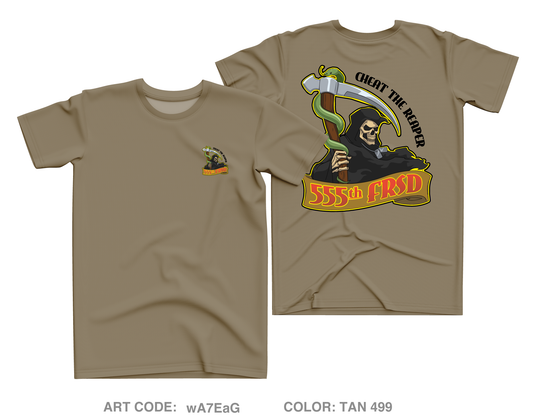 555th FRSD Core Men's SS Performance Tee - wA7EaG