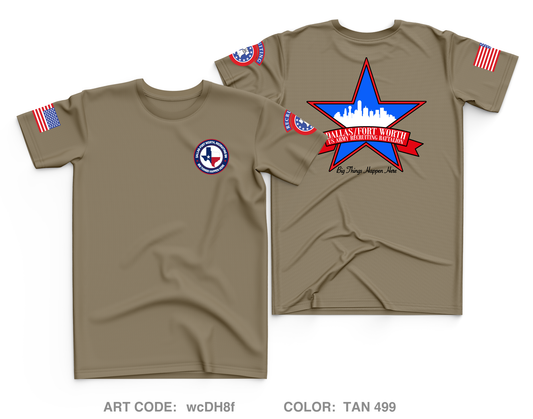 Dallas Fort Worth Recruiting Battalion Core Men's SS Performance Tee - wcDH8f