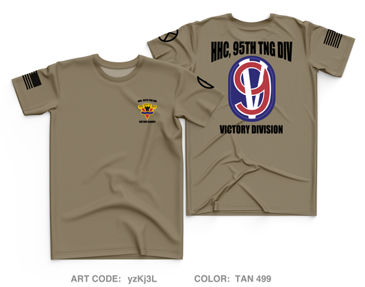 95TH TNG DIV, HHC Core Men's SS Performance Tee - yzKj3L