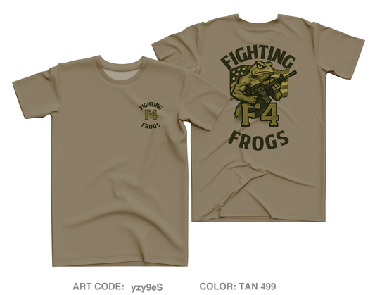 F4 Frogs Core Men's SS Performance Tee - yzy9eS