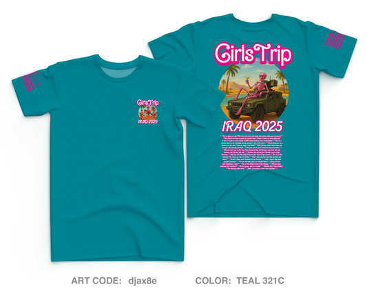 Iraq 2025 Girls Trip Core Men's SS Performance Tee - djax8e