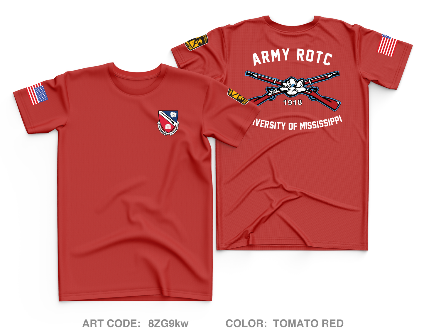 Ole Miss ROTC Cadet Core Men's SS Performance Tee - 8ZG9kw