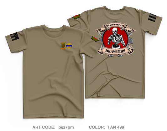 B Co, 541st DSSB, 1 IDSB Core Men's SS Performance Tee - pez7bm