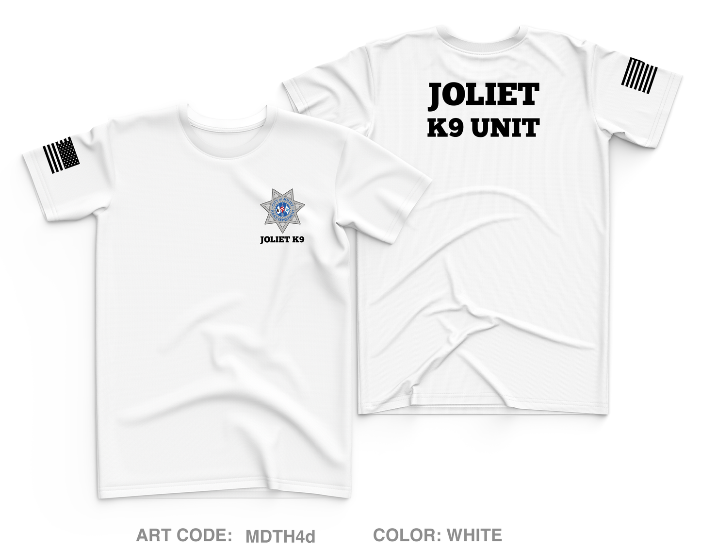 Joliet Police K9 Unit Core Men's SS Performance Tee - MDTH4d