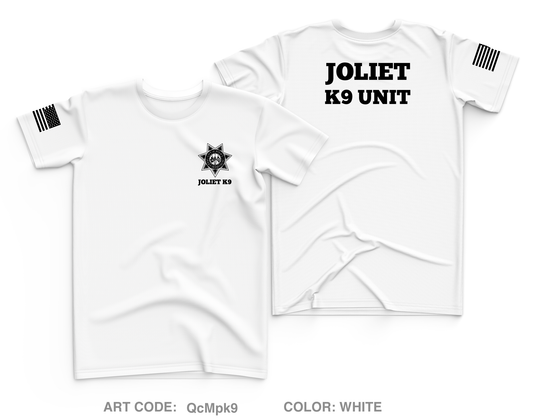 Joliet Police K9 Unit Core Men's SS Performance Tee - QcMpk9