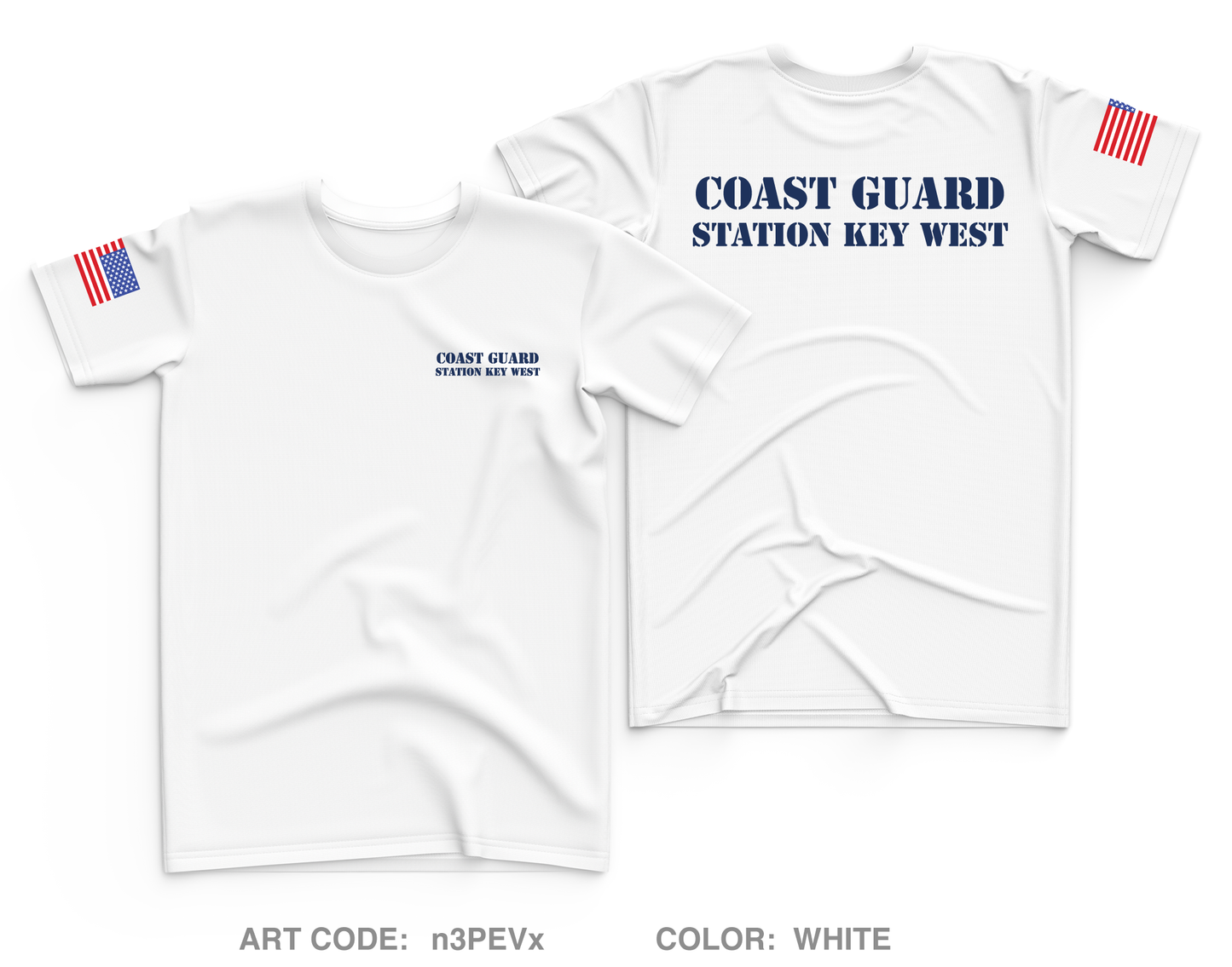 Coast Guard Station Key West Store 1 Core Men's SS Performance Tee - n3PEVx