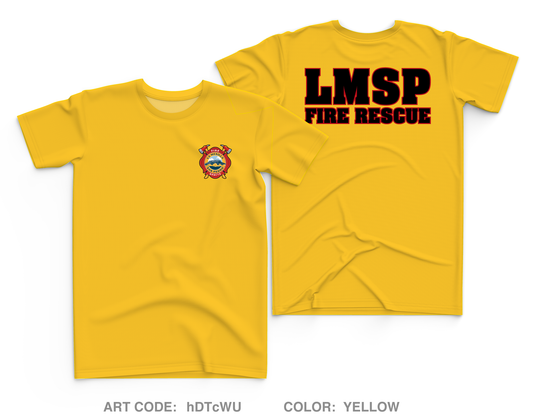 La Mesilla Fire Rescue Core Men's SS Performance Tee - hDTcWU
