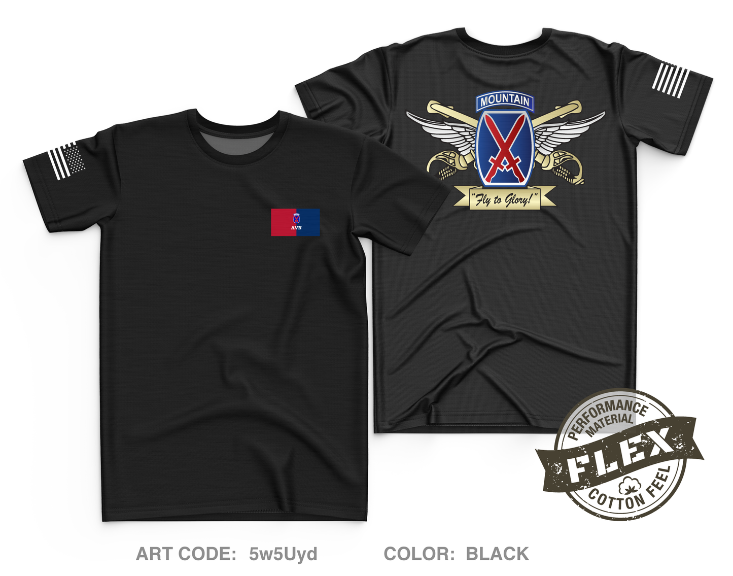 10th Combat Aviation Brigade Fundraising Collection Core Men's SS Flex Performance Tee - 5w5Uyd