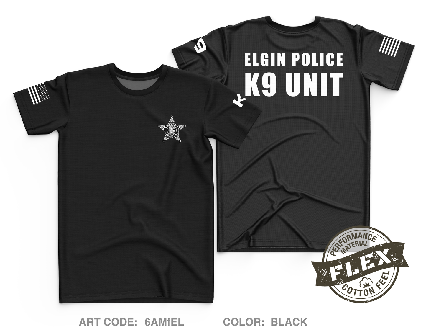 Elgin K9 Unit Core Men's SS Flex Performance Tee - 6AMfEL