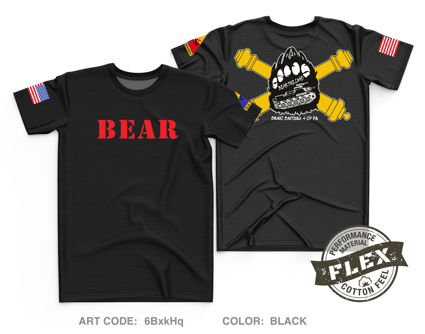 Bear BTRY 4-27 FA Core Men's SS Flex Performance Tee - 6BxkHq