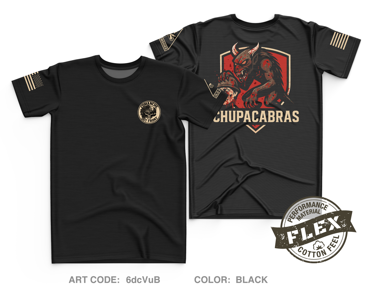 2nd PLT, C-TRP, 6-1 CAV Fundraising Collection Core Men's SS Flex Performance Tee - 6dcVuB