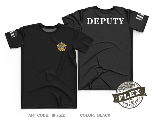 Union County Sheriff's Department Core Men's UPF 50+ Performance SS Tee - 9FaqzD
