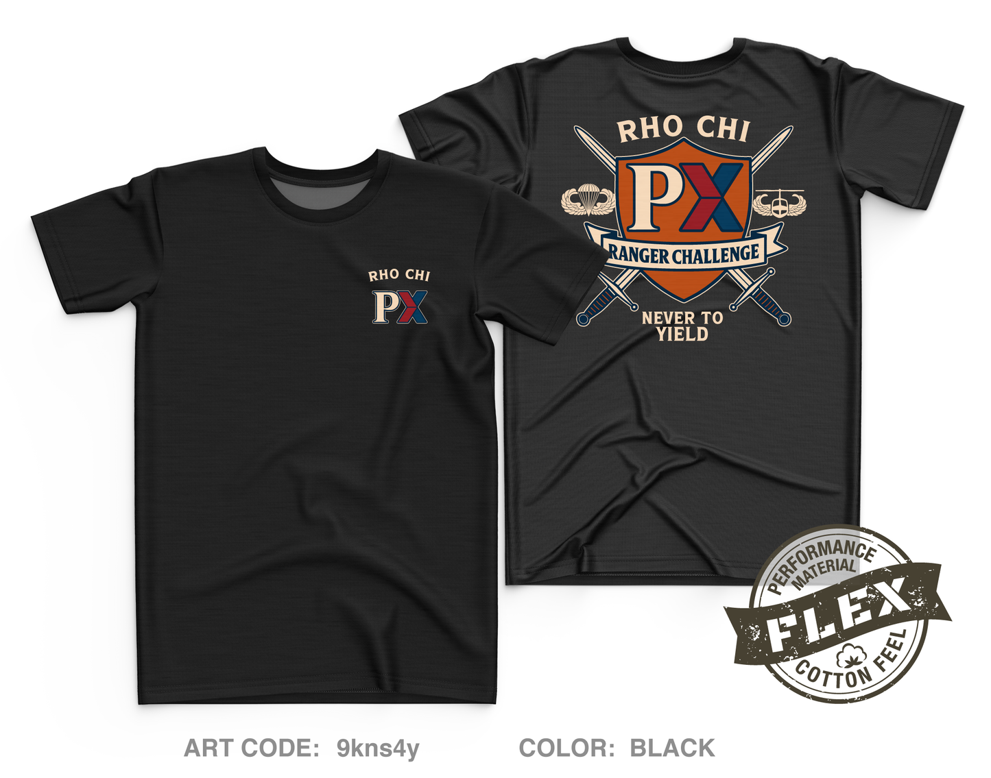 Rho Chi Core Men's SS Flex Performance Tee - 9kns4y