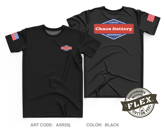 Charlie Battery, 3RD Battalion 112TH Field Artillery Regiment Core Men's SS Flex Performance Tee - A5R3Sj