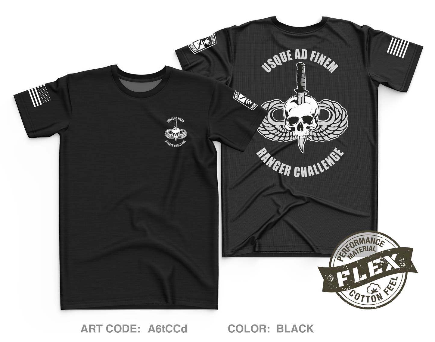 ROTC Ranger Challenge Team Core Men's SS Flex Performance Tee - A6tCCd