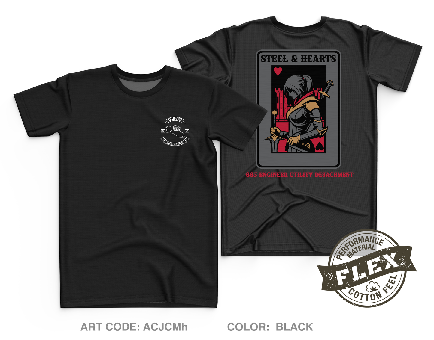 665 EUD Core Men's SS Flex Performance Tee - ACJCMh