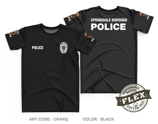 Springdale Borough Police Core Men's SS Flex Performance Tee - CKH4Sj