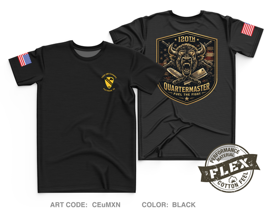 JCCoE, 266th QM BN, 23rd QM BDE Core Men's SS Flex Performance Tee - EuMXN