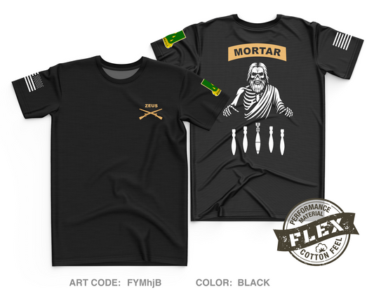 HHC MORTARS 4-70 AR Core Men's SS Flex Performance Tee - FYMhjB
