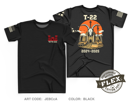 417th ECC Core Men's SS Flex Performance Tee - JEBCcA