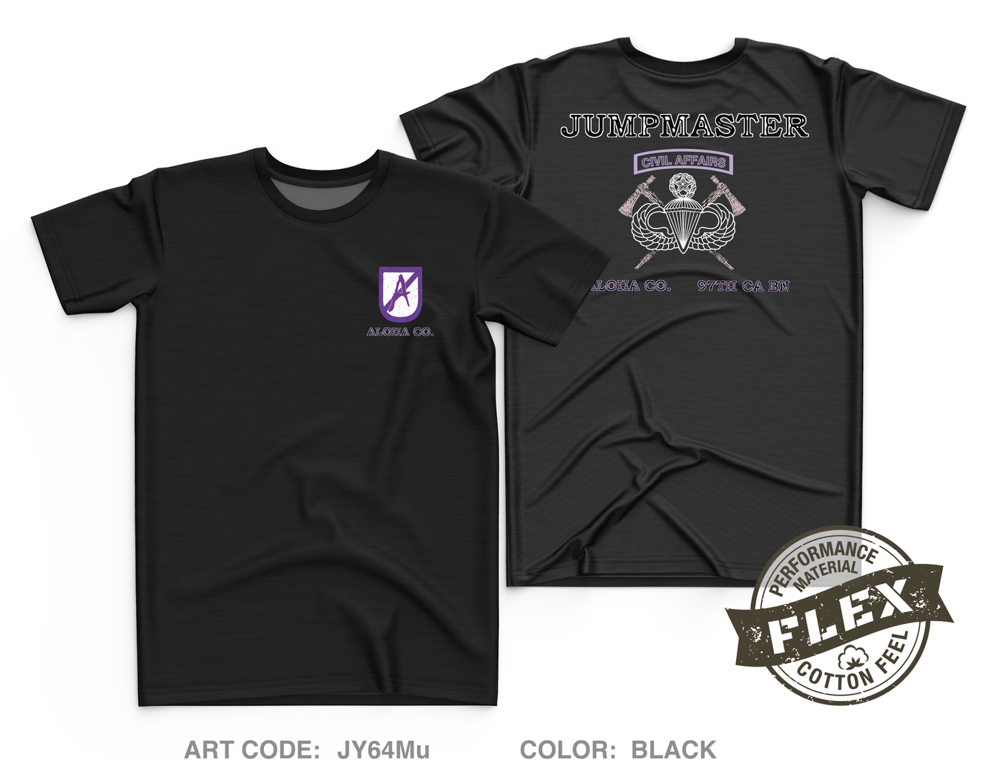 B/97th Civil Affairs Battalion Store 1 Core Men's SS Flex Performance Tee - JY64Mu