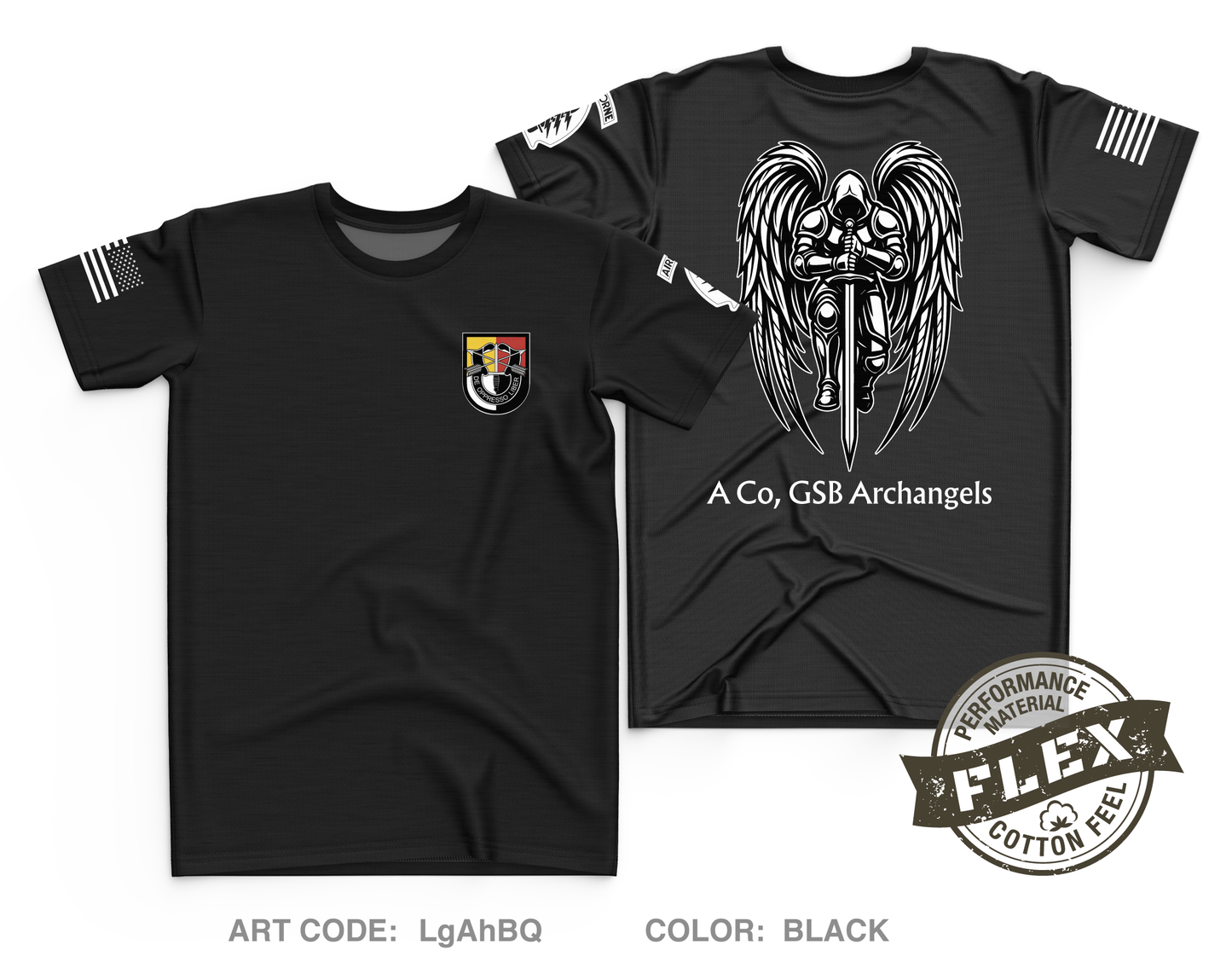 A Co, GSB, 3SFG(A) Core Men's SS Flex Performance Tee - LgAhBQ