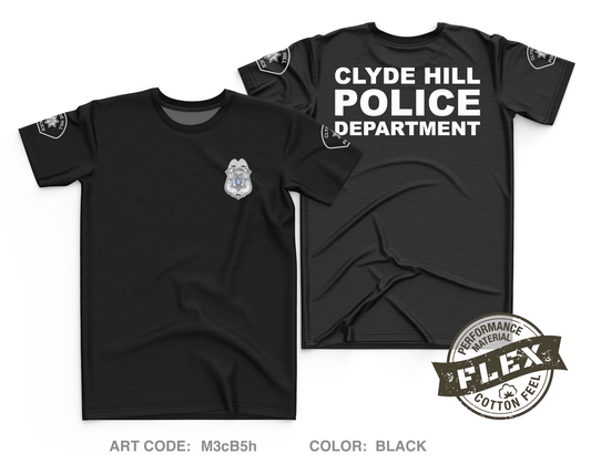 Clyde Hill Police Department Store 1 Core Men's SS Flex Performance Tee - M3cB5h