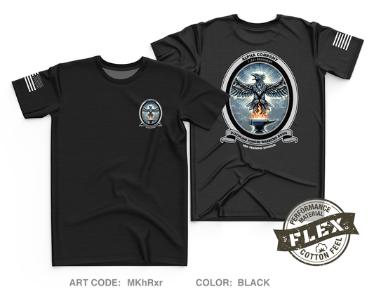 1st Battalion 321st Infantry Regiment Core Men's SS Flex Performance Tee - MKhRxr