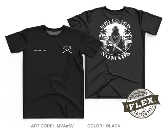 1st PLT, C Co, 1-87 IN Core Men's SS Flex Performance Tee - MVAaSV