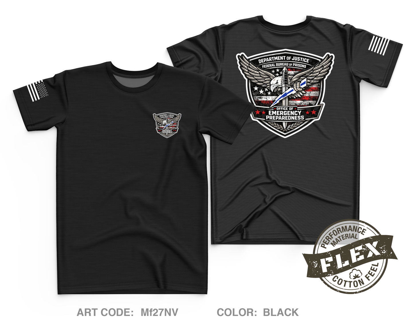Office of Emergency Preparedness Core Men's SS Flex Performance Tee - Mf27NV