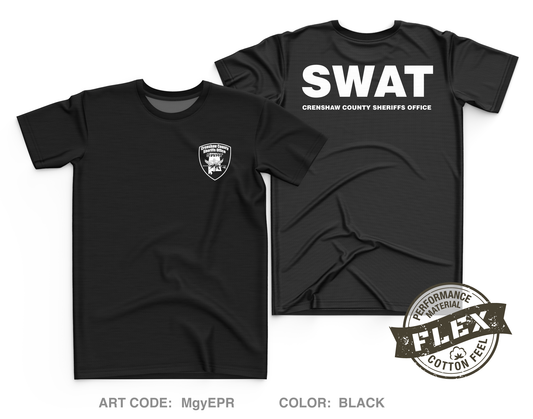 Crenshaw County Sheriffs Office Core Men's SS Flex Performance Tee - MgyEPR
