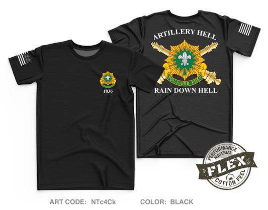 Field Artillery Squadron, 2d Cavalry Regiment Core Men's SS Flex Performance Tee - NTc4Ck