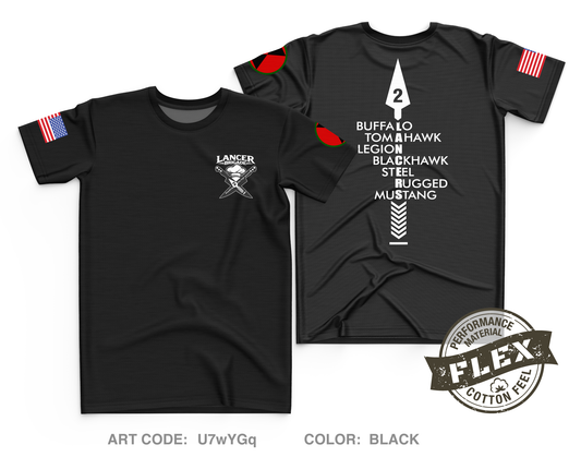 Lancer BDE Core Men's SS Flex Performance Tee - U7wYGq