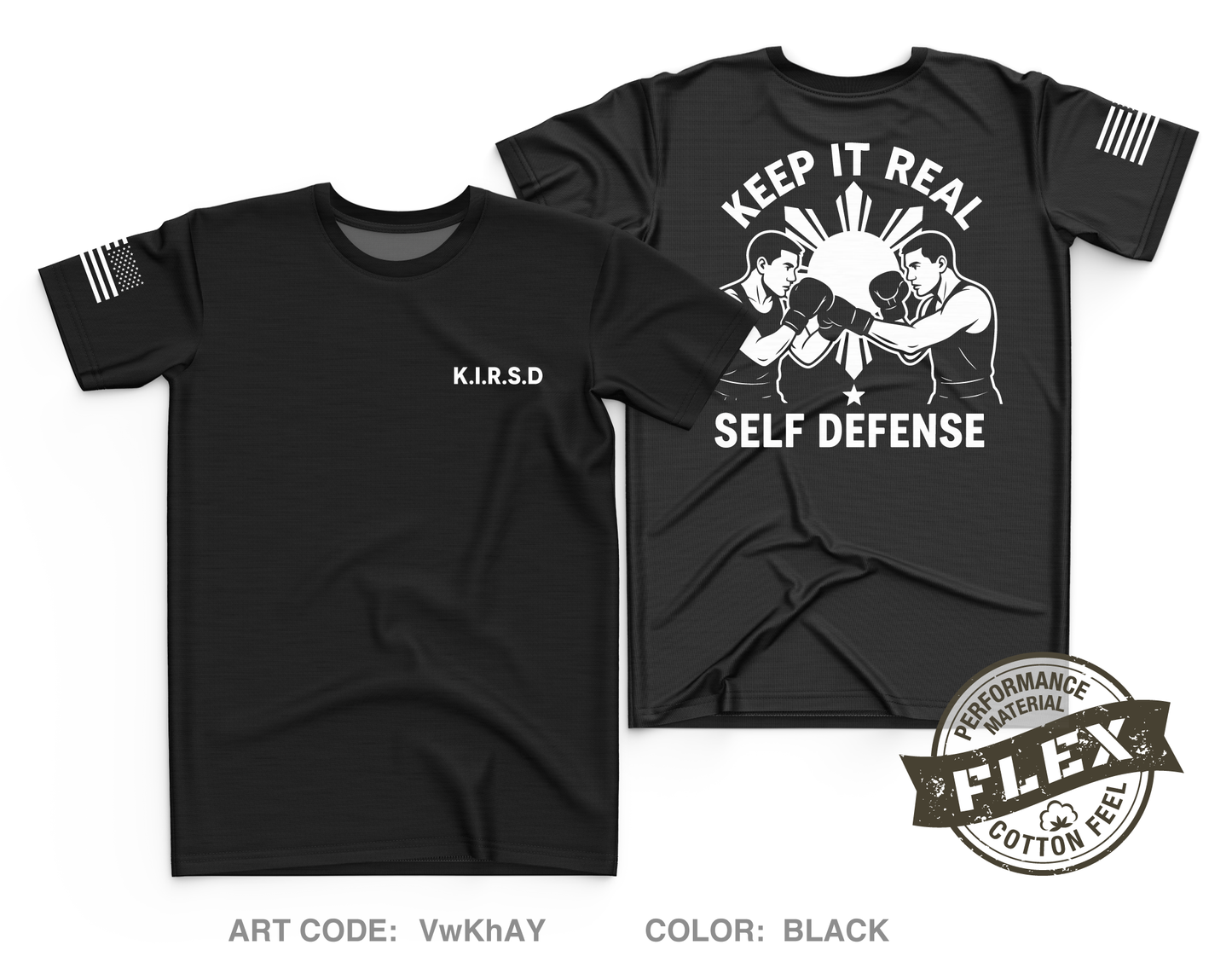 Keep It Real Self Defense Core Men's SS Flex Performance Tee - VwKhAY