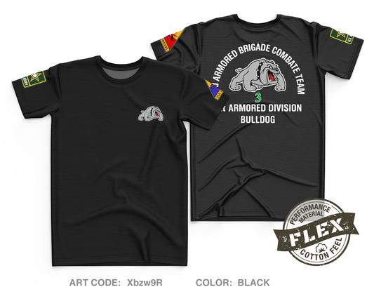 3ABCT 1AD Core Men's SS Flex Performance Tee - Xbzw9R