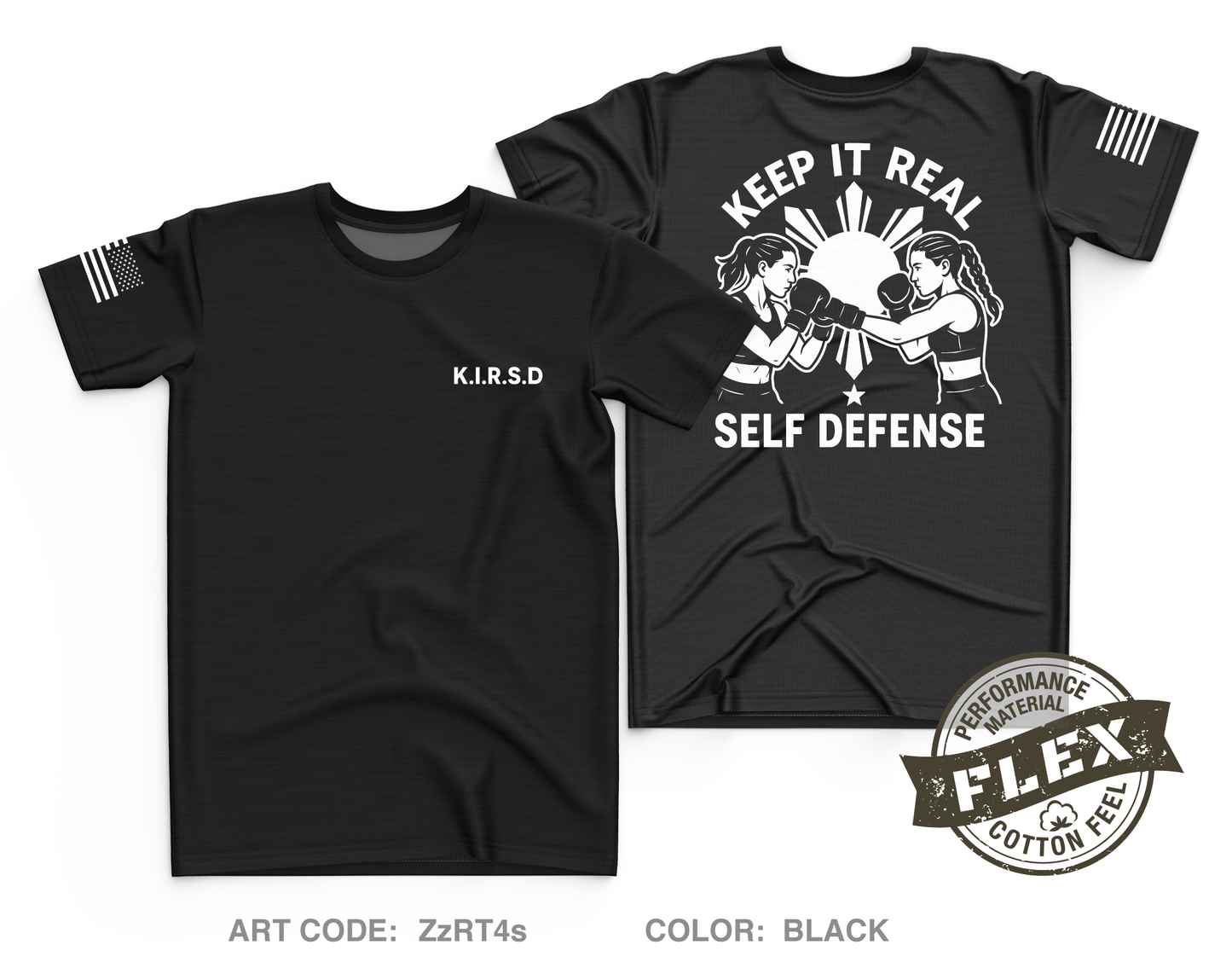 Keep It Real Self Defense Core Men's SS Flex Performance Tee - ZzRT4s