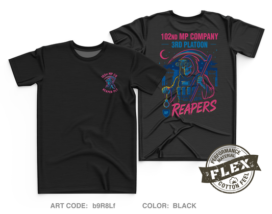 102nd MP Co Core Men's SS Flex Performance Tee - b9R8Lf