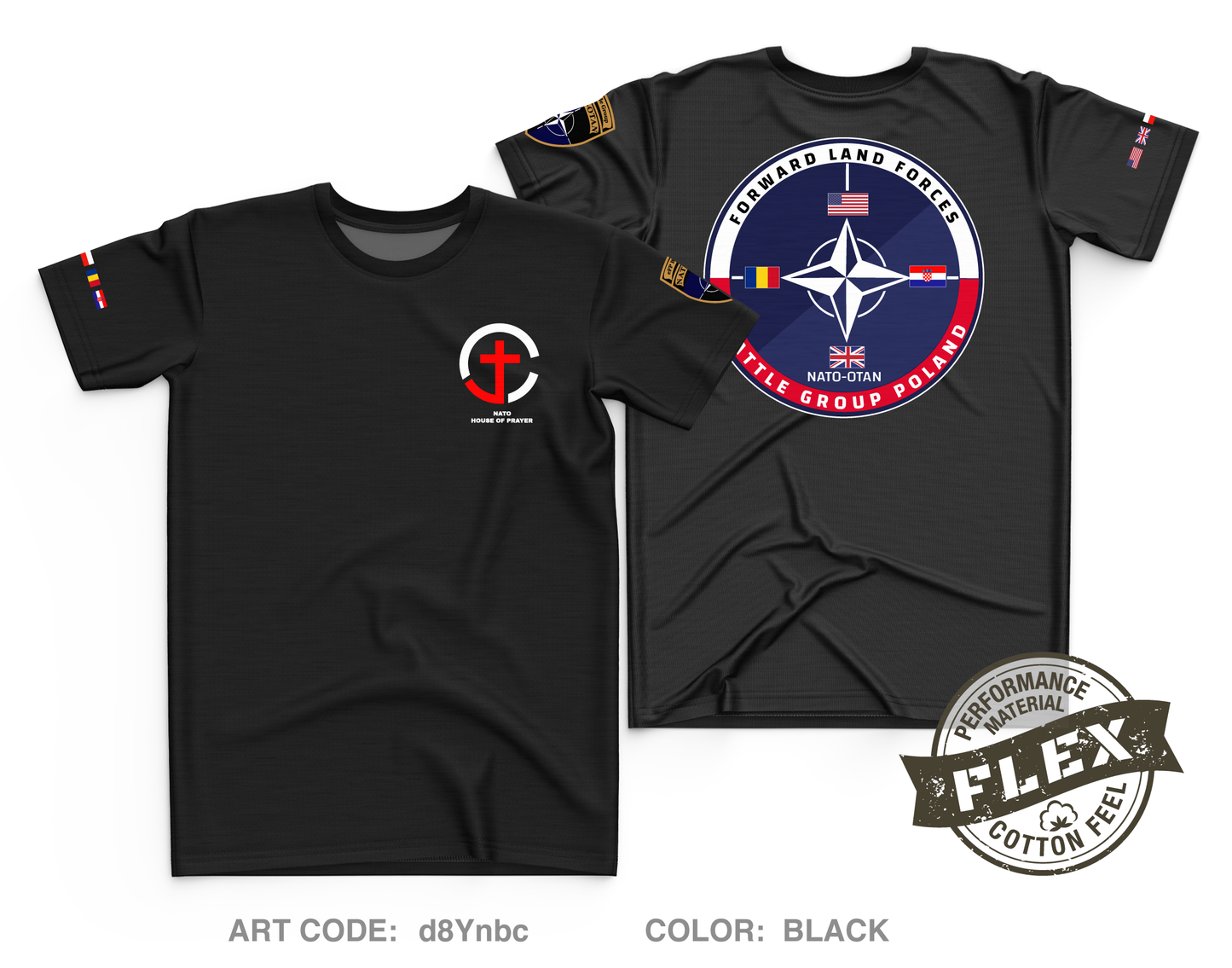UMT HHC, 1-64 AR, 1ABCT, 3ID Core Men's SS Flex Performance Tee - d8Ynbc