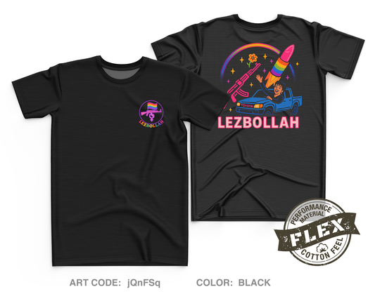 Lezbollah Fundraising Collection Core Men's SS Flex Performance Tee - jQnFSq