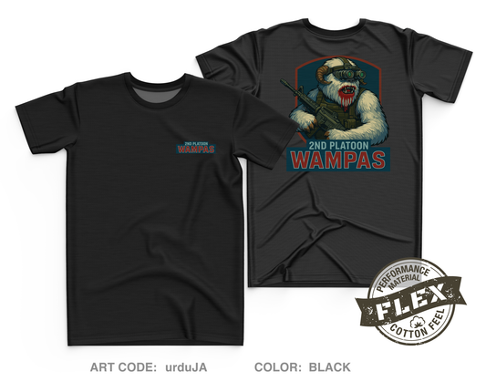 2nd PLT Wampas 2 Core Men's SS Flex Performance Tee - urduJA