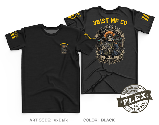 301st MP CO / 3rd PLATOON JOKERS Core Men's SS Flex Performance Tee - uxDaTq