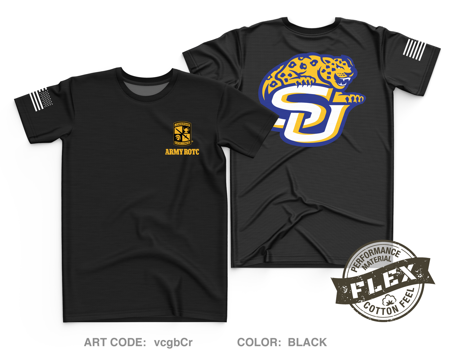 SOU ROTC Core Men's SS Flex Performance Tee - vcgbCr