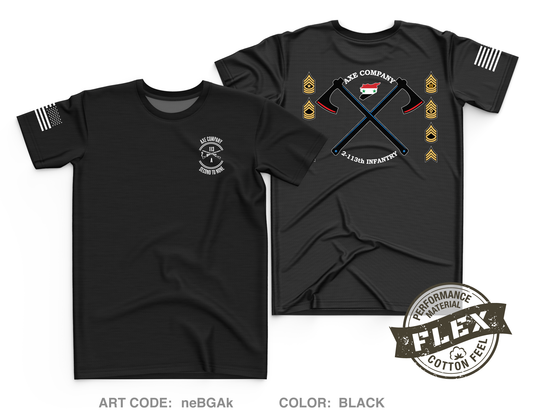 Axe Co. 2-113th Core Men's SS Flex Performance Tee - neBGAk