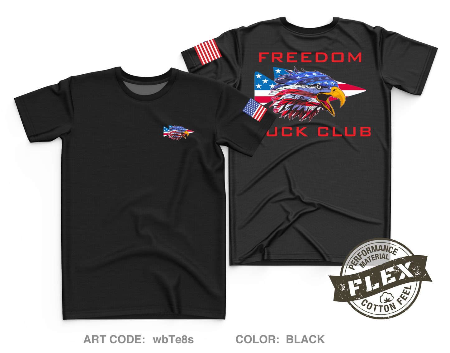 Freedom Ruck Club Core Men's SS Flex Performance Tee - wbTe8s