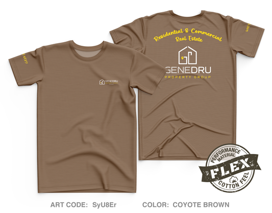Gene Dru Property Group Core Men's SS Flex Performance Tee - SyU8Er