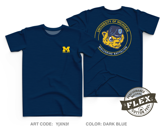 University of Michigan Army ROTC Core Men's SS Flex Performance Tee - YjXN3f