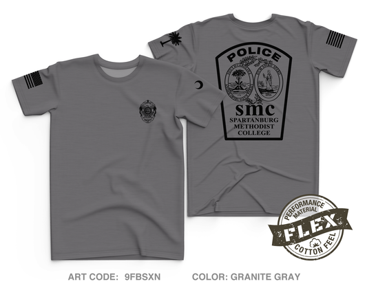 Spartanburg Methodist College Campus Safety Core Men's UPF 50+ Performance SS Tee - 9FBSXN